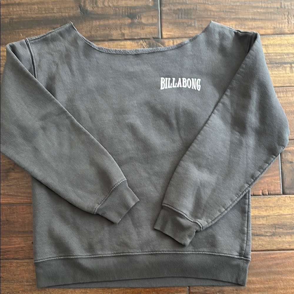 Billabong Charcoal Cut Crewneck Sweatshirt